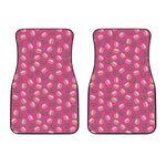 Sweet Macarons Pattern Print Front Car Floor Mats