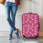 Sweet Macarons Pattern Print Luggage Cover