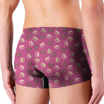 Sweet Macarons Pattern Print Men's Boxer Briefs