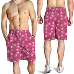 Sweet Macarons Pattern Print Men's Shorts