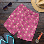 Sweet Macarons Pattern Print Men's Shorts