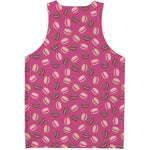 Sweet Macarons Pattern Print Men's Tank Top