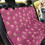 Sweet Macarons Pattern Print Pet Car Back Seat Cover