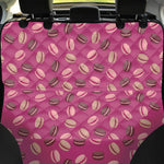 Sweet Macarons Pattern Print Pet Car Back Seat Cover