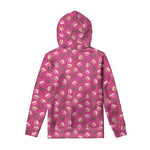 Sweet Macarons Pattern Print Pullover Hoodie