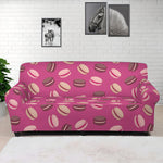 Sweet Macarons Pattern Print Sofa Cover