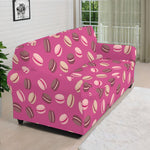 Sweet Macarons Pattern Print Sofa Cover