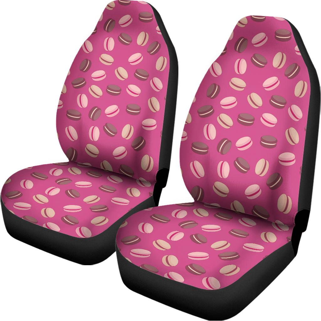 Sweet Macarons Pattern Print Universal Fit Car Seat Covers