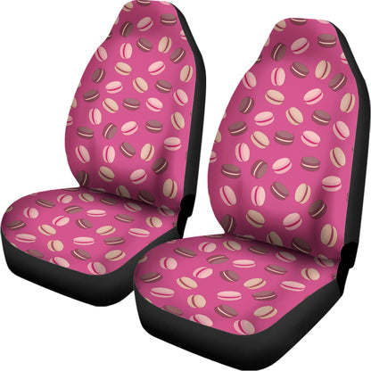 Sweet Macarons Pattern Print Universal Fit Car Seat Covers