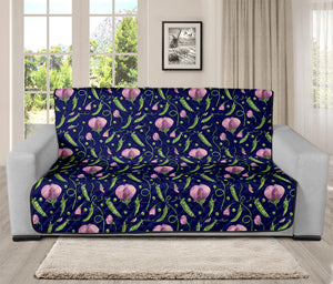 Sweet Pea Floral Pattern Print Futon Protector