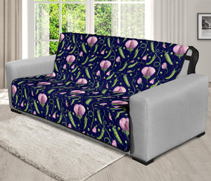 Sweet Pea Floral Pattern Print Futon Protector