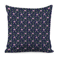 Sweet Pea Floral Pattern Print Pillow Cover