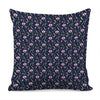 Sweet Pea Floral Pattern Print Pillow Cover