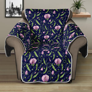 Sweet Pea Floral Pattern Print Recliner Protector