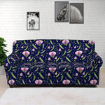 Sweet Pea Floral Pattern Print Sofa Cover