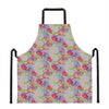 Sweet Pea Flower Pattern Print Apron