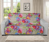 Sweet Pea Flower Pattern Print Futon Protector