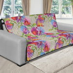 Sweet Pea Flower Pattern Print Futon Protector