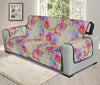 Sweet Pea Flower Pattern Print Oversized Sofa Protector