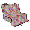 Sweet Pea Flower Pattern Print Pet Car Back Seat Cover