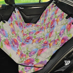 Sweet Pea Flower Pattern Print Pet Car Back Seat Cover