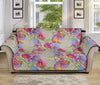 Sweet Pea Flower Pattern Print Sofa Protector