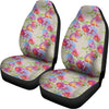 Sweet Pea Flower Pattern Print Universal Fit Car Seat Covers