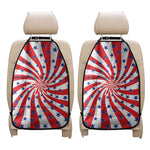 Swirl American Patriotic Star Print Car Seat Organizers