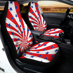 Swirl American Patriotic Star Print Universal Fit Car Seat Covers