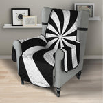 Swirl Optical Illusion Print Armchair Protector