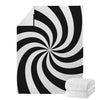 Swirl Optical Illusion Print Blanket