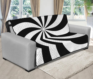 Swirl Optical Illusion Print Futon Protector