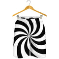 Swirl Optical Illusion Print Men's Shorts