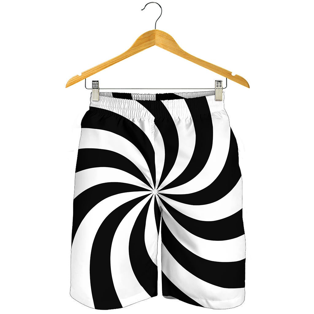 Swirl Optical Illusion Print Men's Shorts