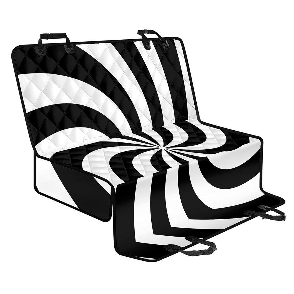 Swirl Optical Illusion Print Pet Car Back Seat Cover