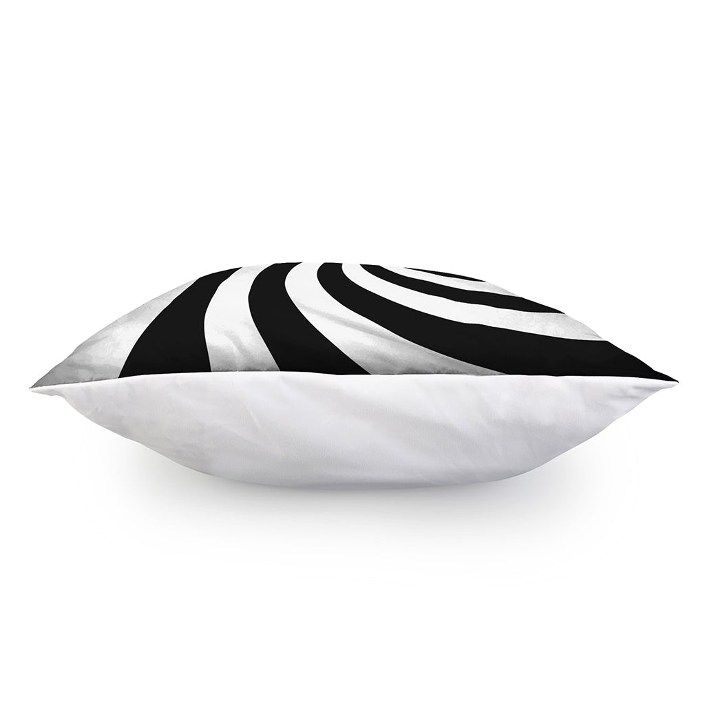 Swirl Optical Illusion Print Pillow Cover