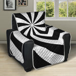 Swirl Optical Illusion Print Recliner Protector