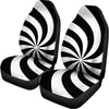 Swirl Optical Illusion Print Universal Fit Car Seat Covers