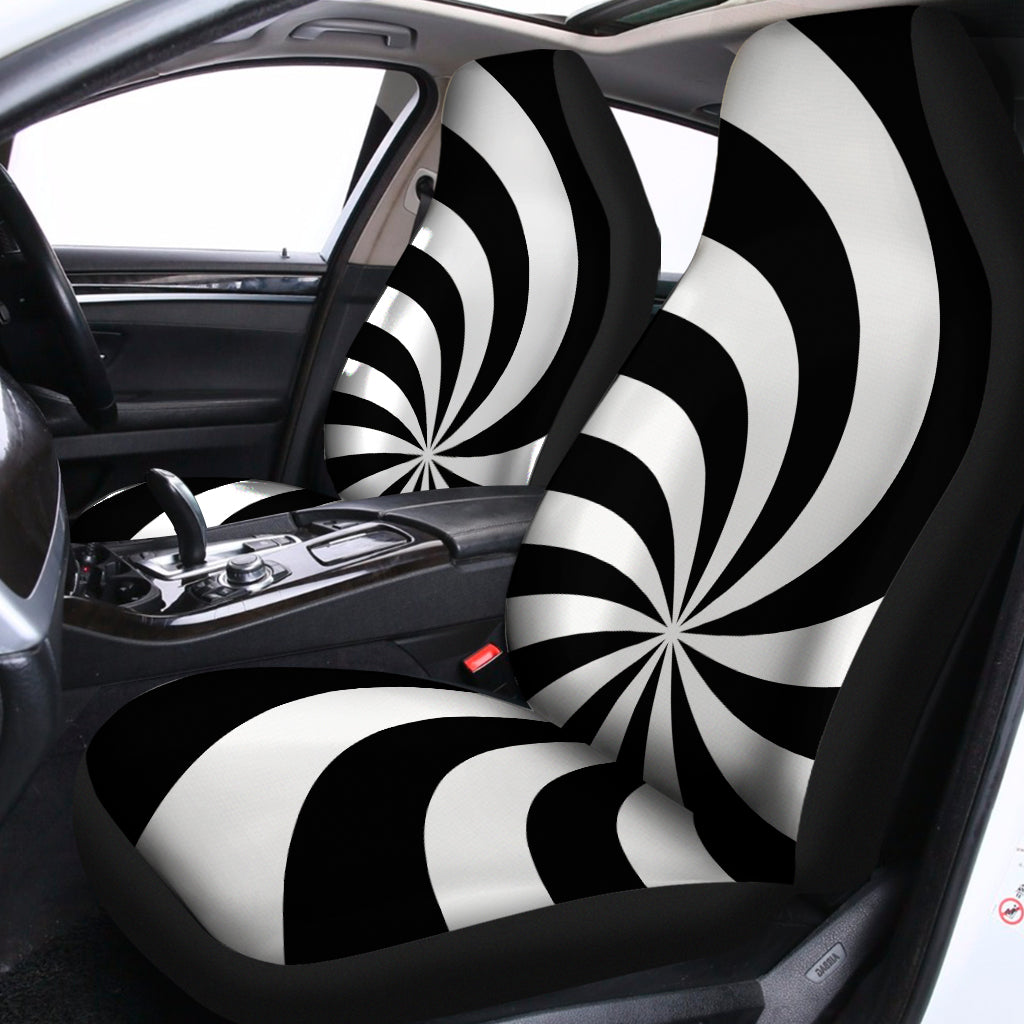Swirl Optical Illusion Print Universal Fit Car Seat Covers