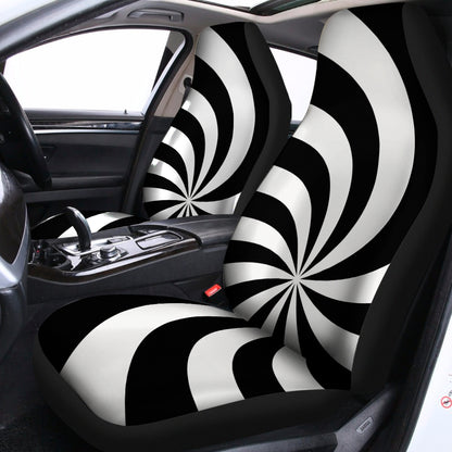 Swirl Optical Illusion Print Universal Fit Car Seat Covers