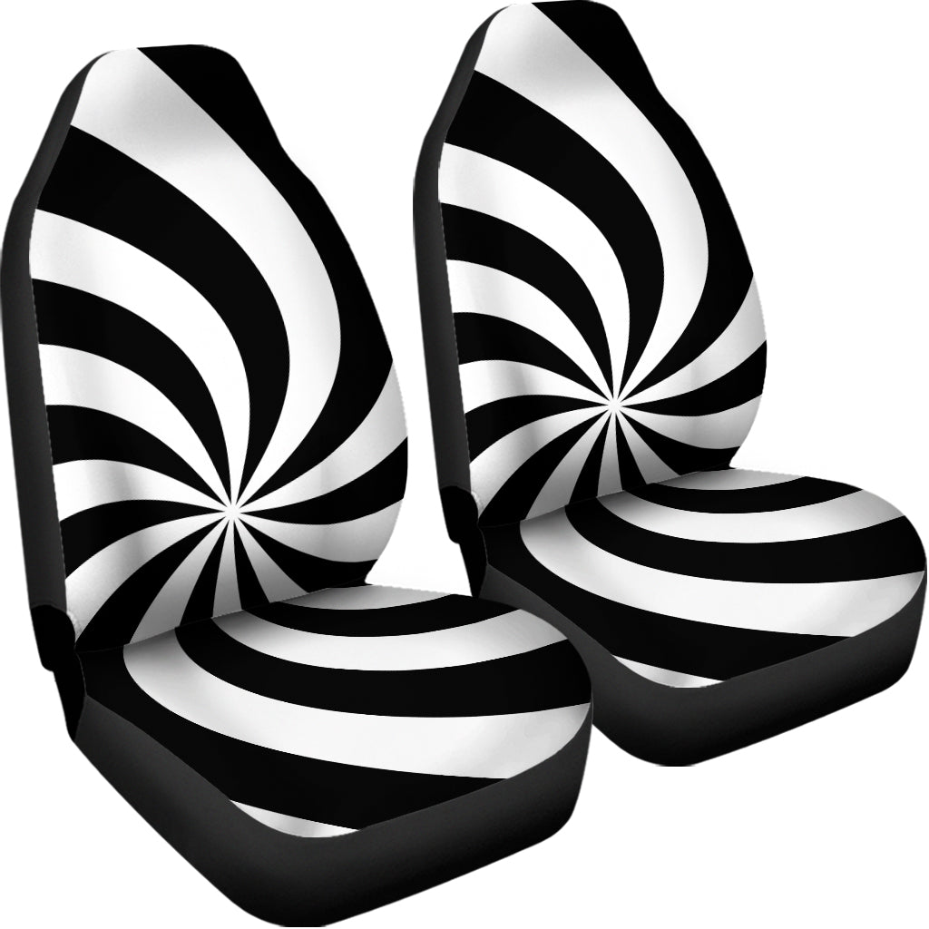 Swirl Optical Illusion Print Universal Fit Car Seat Covers