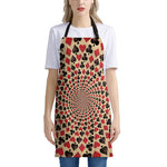 Swirl Playing Card Suits Print Apron