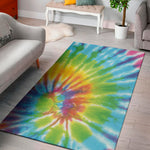Swirl Tie Dye Print Area Rug