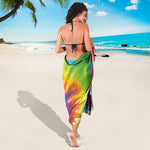 Swirl Tie Dye Print Beach Sarong Wrap