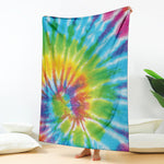 Swirl Tie Dye Print Blanket