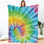 Swirl Tie Dye Print Blanket