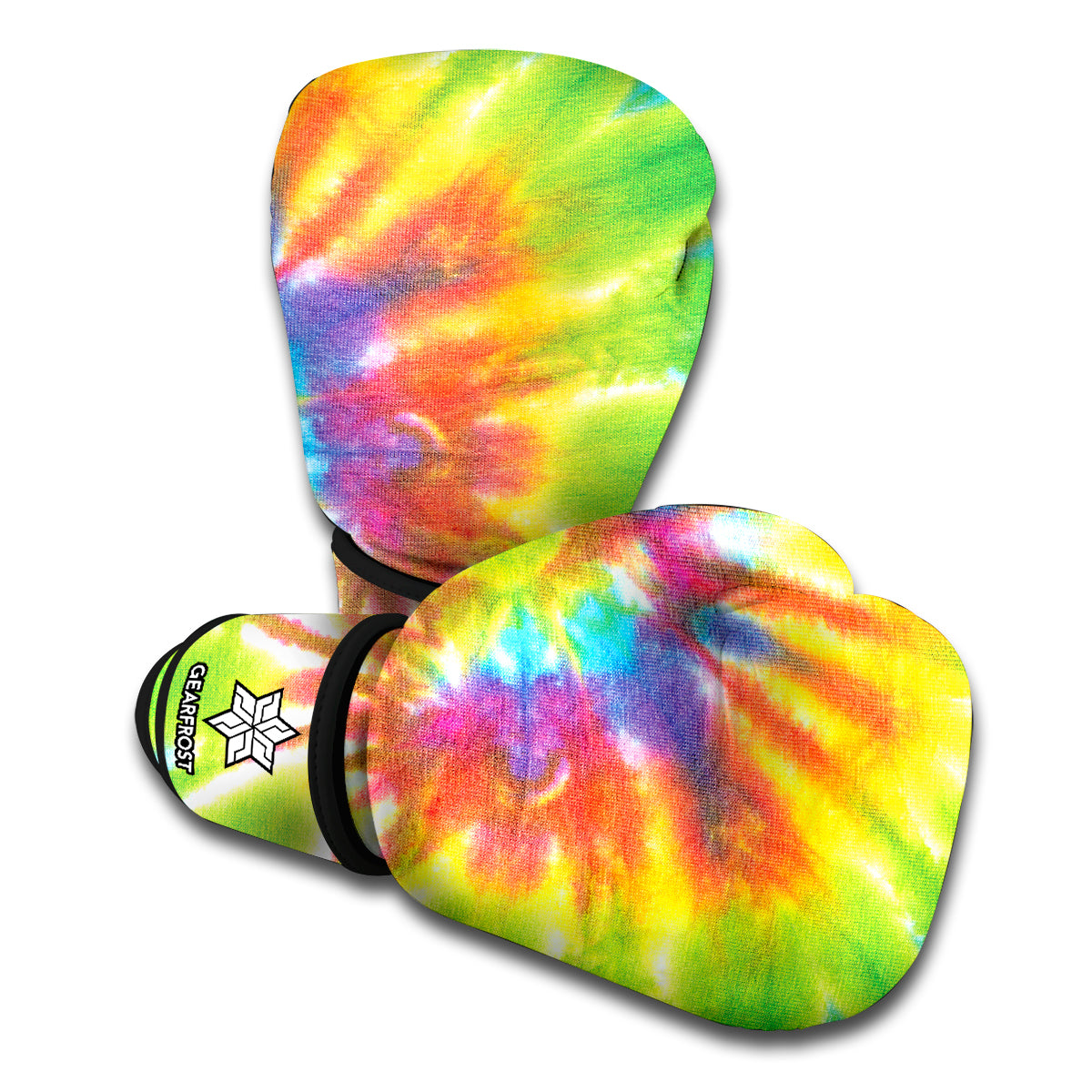 Swirl Tie Dye Print Boxing Gloves