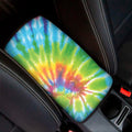 Swirl Tie Dye Print Car Center Console Cover