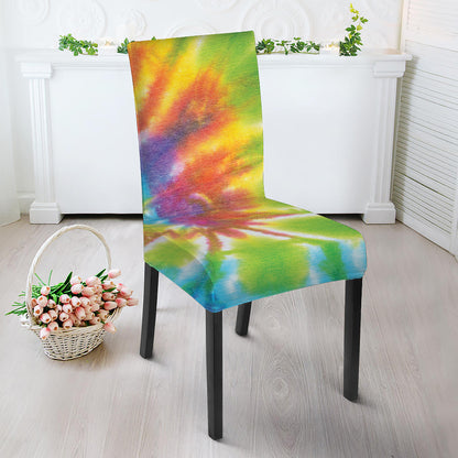 Swirl Tie Dye Print Dining Chair Slipcover