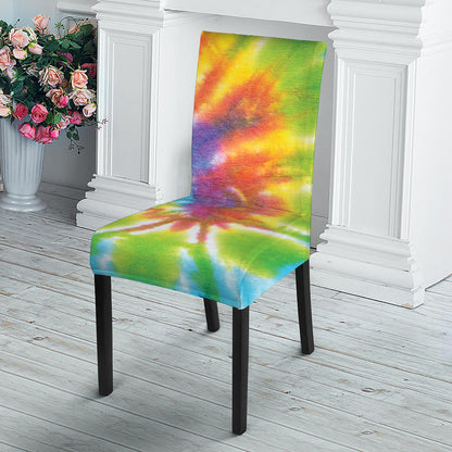 Swirl Tie Dye Print Dining Chair Slipcover